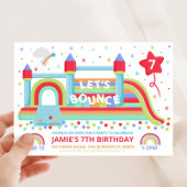 Uitnodiging Bouncy Castle Party