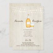 Uitnodiging Bourbon Tasting Party (Voorkant / Achterkant)