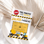 Uitnodiging Bouw Verjaardagsfeestje - Elke Leeftij