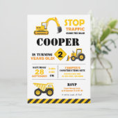 Uitnodiging Bouwfeest (Staand voorkant)