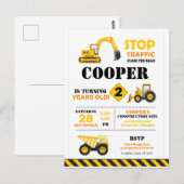 Uitnodiging bouwpartij (Voorkant / Achterkant)