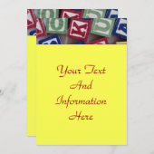 Uitnodiging bouwstenen (Voorkant / Achterkant)