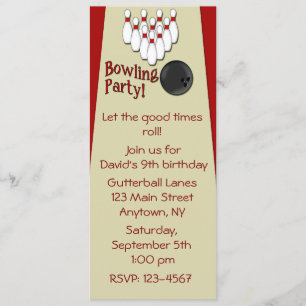 Uitnodiging Bowling