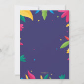 Uitnodiging Braziliaanse carnavalpartij (Achterkant)