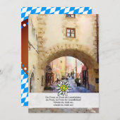 uitnodiging Brettchen Oktoberfest (Voorkant / Achterkant)