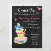 Uitnodiging Bridal Tea Party (Voorkant)