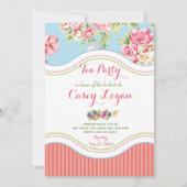 Uitnodiging Bridal Tea Party (Voorkant)