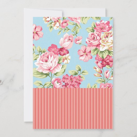 Uitnodiging Bridal Tea Party (Achterkant)