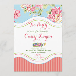 Uitnodiging Bridal Tea Party