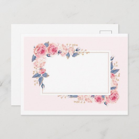 Uitnodiging Briefkaart (Voorkant / Achterkant)