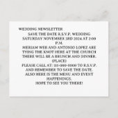 Uitnodiging Briefkaart (Voorkant)