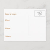 Uitnodiging Briefkaart (Achterkant)