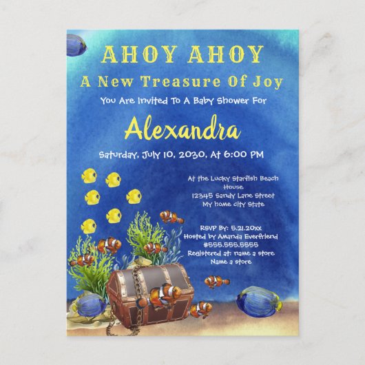 Uitnodiging Briefkaart (Voorkant)