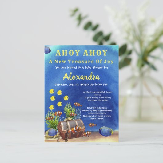 Uitnodiging Briefkaart (Staand voorkant)