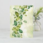 Uitnodiging Briefkaart 5 x 7 inch (Staand voorkant)