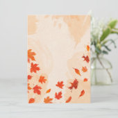 Uitnodiging Briefkaart 5 x 7 inch (Staand voorkant)