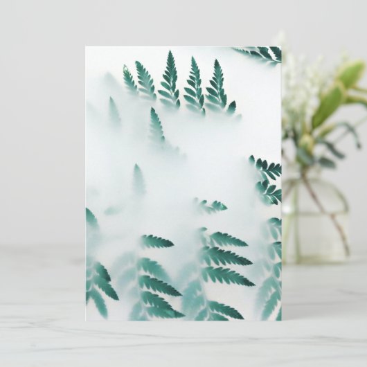 Uitnodiging Briefkaart 5 x 7 inch (Staand voorkant)