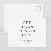 Uitnodiging Briefkaart afdrukken (Voorkant / Achterkant)