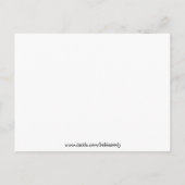 Uitnodiging Briefkaart Baby's eerste verjaardagsfe (Achterkant)