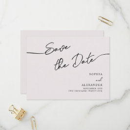 Uitnodiging Briefkaart Bewaar de datum.