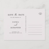 Uitnodiging Briefkaart Bewaar de datum. (Achterkant)