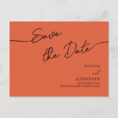 Uitnodiging Briefkaart Bewaar de datum. (Voorkant)