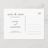 Uitnodiging Briefkaart Bewaar de datum. (Achterkant)