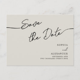 Uitnodiging Briefkaart Bewaar de datum.