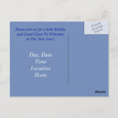 Uitnodiging Briefkaart nieuwjaarsdag (Achterkant)