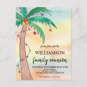 Uitnodiging Briefkaart voor de hereniging van de z (Voorkant)