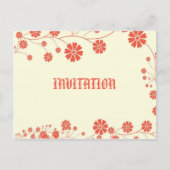 UITNODIGING -bruidsfeest (Voorkant)