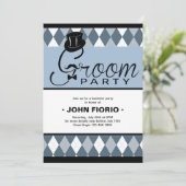 Uitnodiging Bruidsjonkersfeest (Staand voorkant)