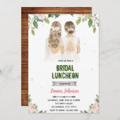 Uitnodiging bruidslunch (Voorkant / Achterkant)