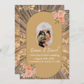 Uitnodiging bruiloft (Voorkant / Achterkant)