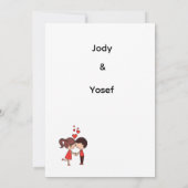 Uitnodiging bruiloft (Achterkant)