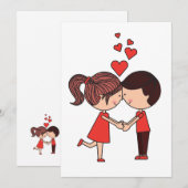 Uitnodiging bruiloft (Voorkant / Achterkant)