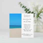 Uitnodiging bruiloft bestemming (Staand voorkant)