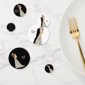 Uitnodiging Bruiloft lay-out die u kunt personalis Confetti (Groep)