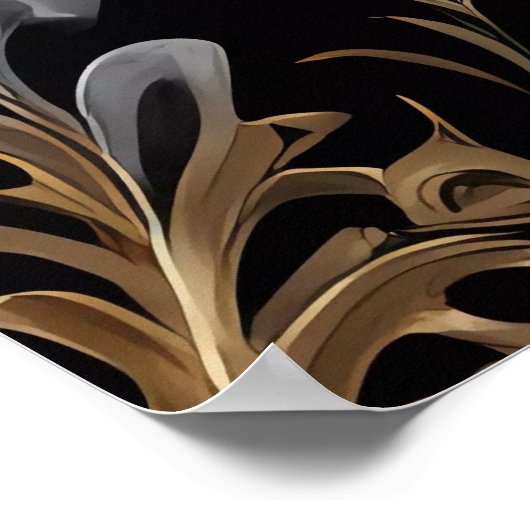 Uitnodiging Bruiloft lay-out die u kunt personalis Poster (Hoek)