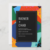 Uitnodiging | Bruiloft | Nacht in het museum (Voorkant)