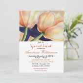 UITNODIGING BRUILOFTSDINER FEESTGEBEURTENIS (Staand voorkant)