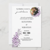 Uitnodiging bruiloftsreceptie (Voorkant)