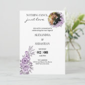 Uitnodiging bruiloftsreceptie (Staand voorkant)