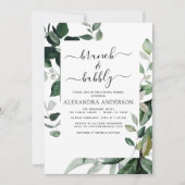 Uitnodiging Brunch & Bubble Vrijgezellenfeest Gree (Voorkant)