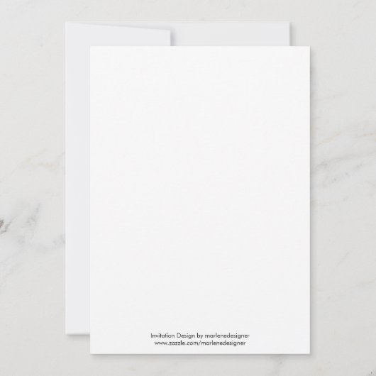 Uitnodiging Brunch en Bubble Birthday (Achterkant)