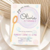 Uitnodiging Bubble Birthday, Uitnodiging tweede ve