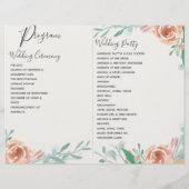 Uitnodiging budget receptie programma flyer (Achterkant)