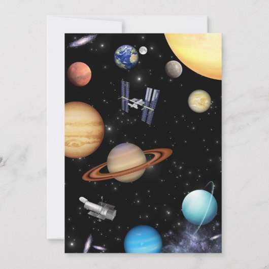 Uitnodiging buitenruimtevaart (Achterkant)