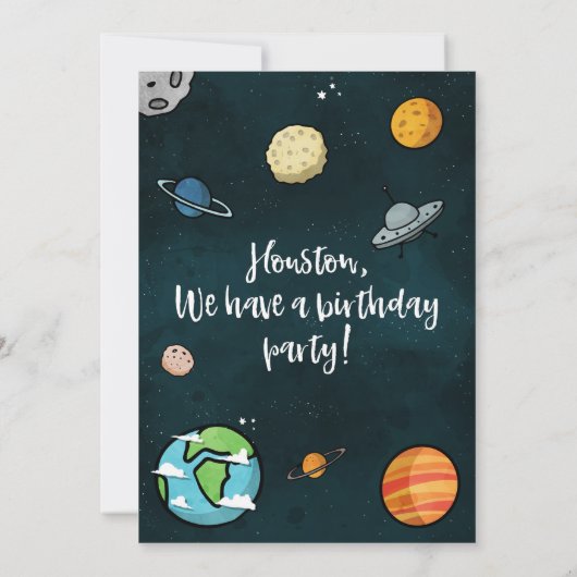 Uitnodiging buitenruimtevaart (Achterkant)