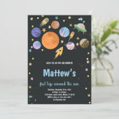 Uitnodiging buitenruimtevaart (Staand voorkant)